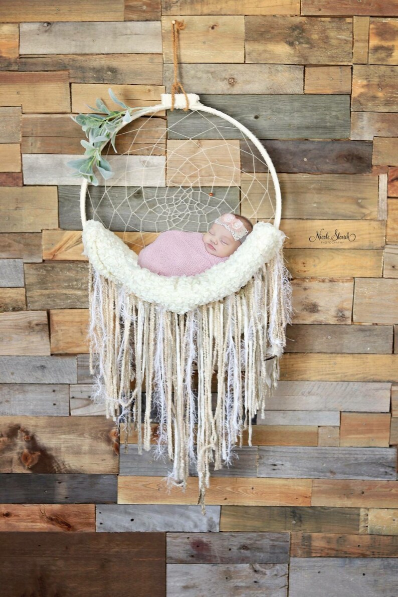 Dream Catcher Newborn Photography Prop Photo Prop Ivory Etsy