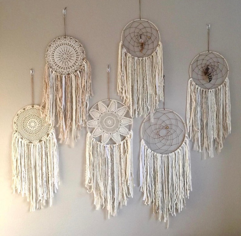 Lot of Boho Dream Catchers Set of Custom Bohemian Wedding | Etsy