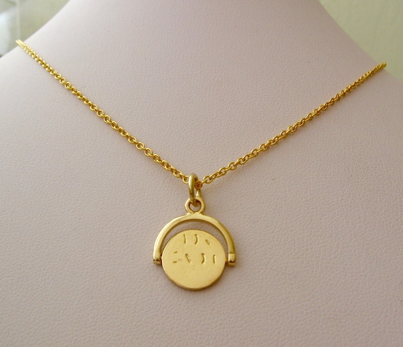 I love you spinning pendant hot sale