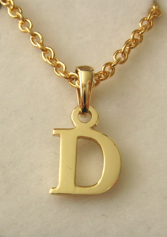 9ct gold inital necklace 9ct gold inital necklace