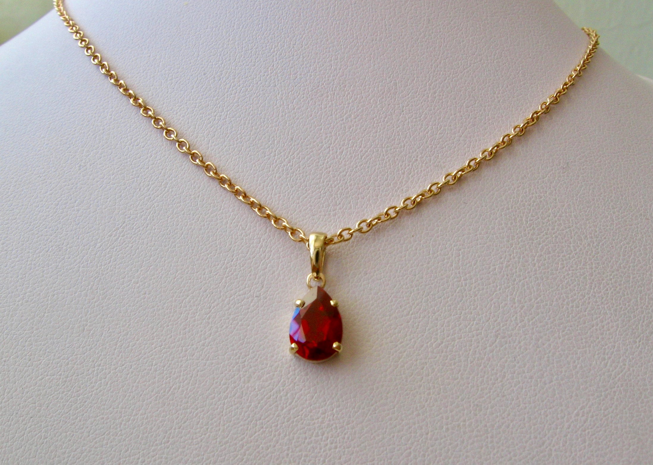1 gram gold ruby necklace with price online