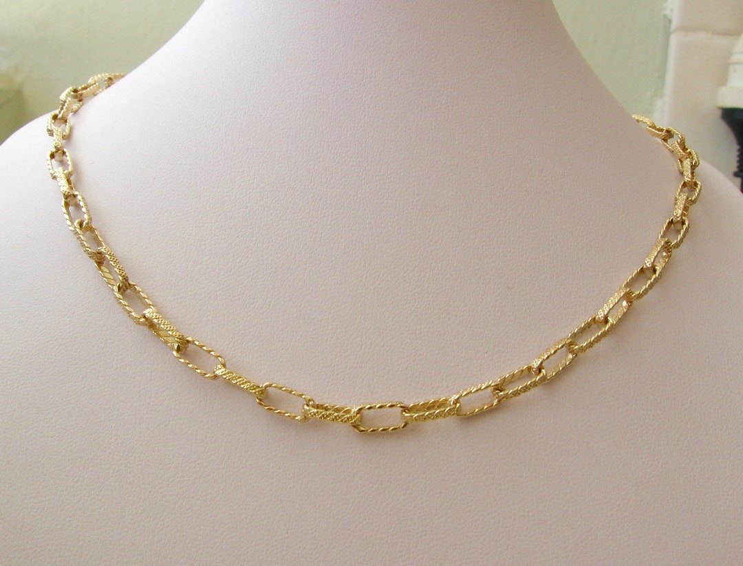 18 Inch 9ct Yellow Gold Belcher Chain Necklace - Italian Made Pendant Chain, 46cm