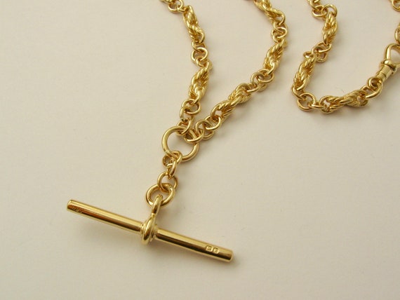 Victorian 18ct Yellow Gold Albert Chain Circa 1890 For Sale at 1stDibs