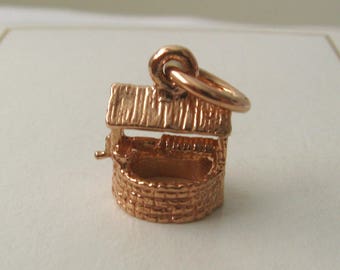 GENUINE 9K 9ct ROSE Gold Love HEART Dangle Bead Charm Bd09 GENUINE 9K 9ct ROSE Gold Love HEART Dangle Bead Charm Bd09