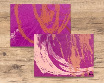 5 x 7 screenprint, "pitaya"