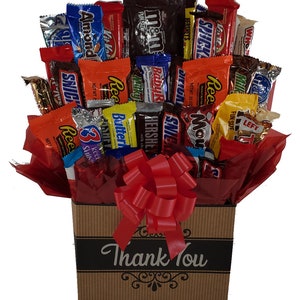 Chocolate Candy bouquet (Thank You Gift Box)