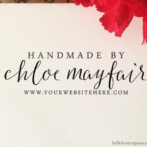 Made by Stamp Handmade by Rubber Stamp Custom Made by Stamp ...