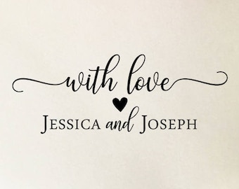 Wedding Gift Idea IPHS785 Personalized Rubber Stamp Wedding Favor Stamp Custom Round Stamp Save The Date Rubber Stamp Self Inking Stamp