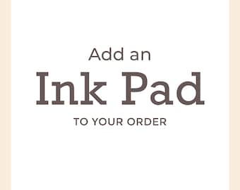Add a StazOn ink pad to your stamp order