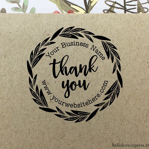 Custom Handmade by Stamp Personalized Business Stamp Shop Etsy