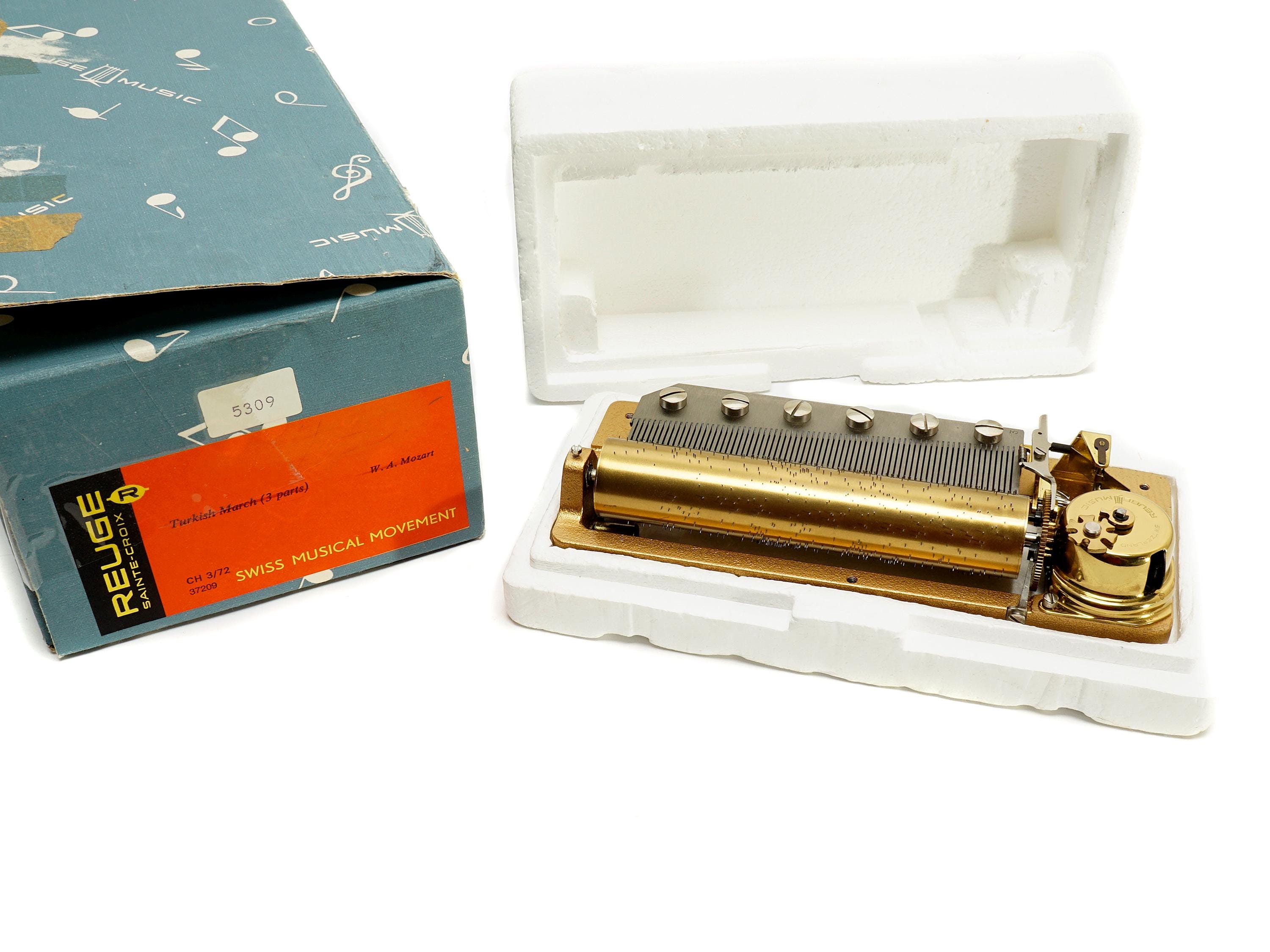 Reuge 72 Note Music Box - Etsy
