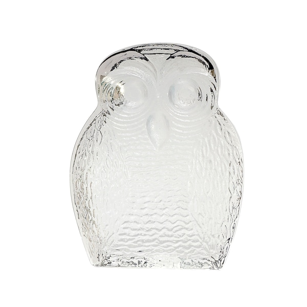 BLENKO Glass Owl Bookend Blenko Glass Paperweight Joel Myers Design Vintage Mid Century Modern Owl Bookend Retro Owl Bookend Owl Paperweight