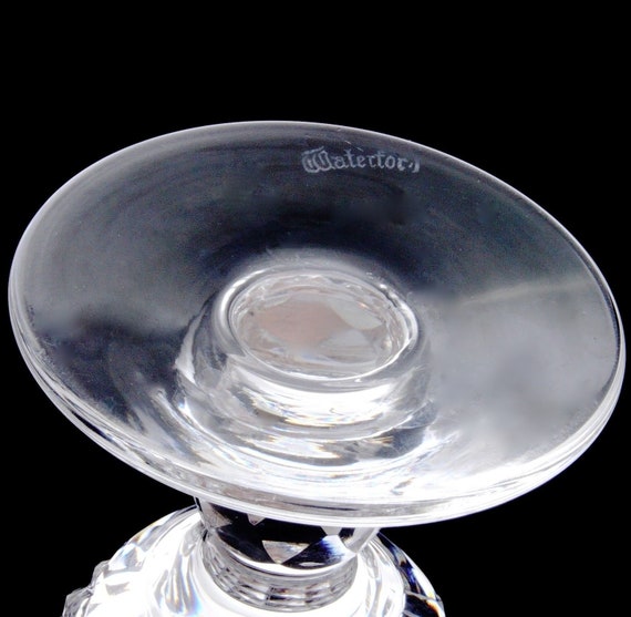 Authentic Vintage Waterford Colleen Short Stem Pattern Claret Wine Glass Hand Cut Hand Blown Crystal 4 34 Inches Tall