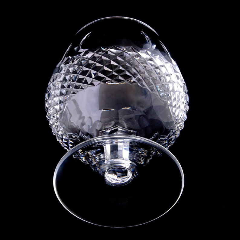 Authentic Waterford Colleen Pattern Brandy Snifter, Hand Cut Crystal 5 1/4 Inches Tall, Elegant