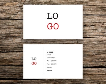 Digital Download | Business Card | Template | Business (.AI, .PDF, JPG files - Pre Made)