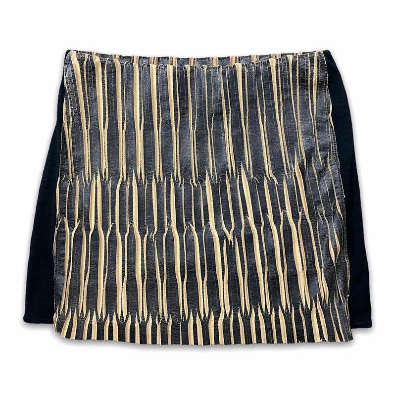 Rocco Barocco Vintage Designer Mini Skirt Leatherstyle Premium Made In rocco-barocco-vintage-designer-mini-skirt-leatherstyle-premium-made-in