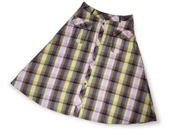 ESCADA SPORT y2k deadstock tartan midi skirt - incl original tags