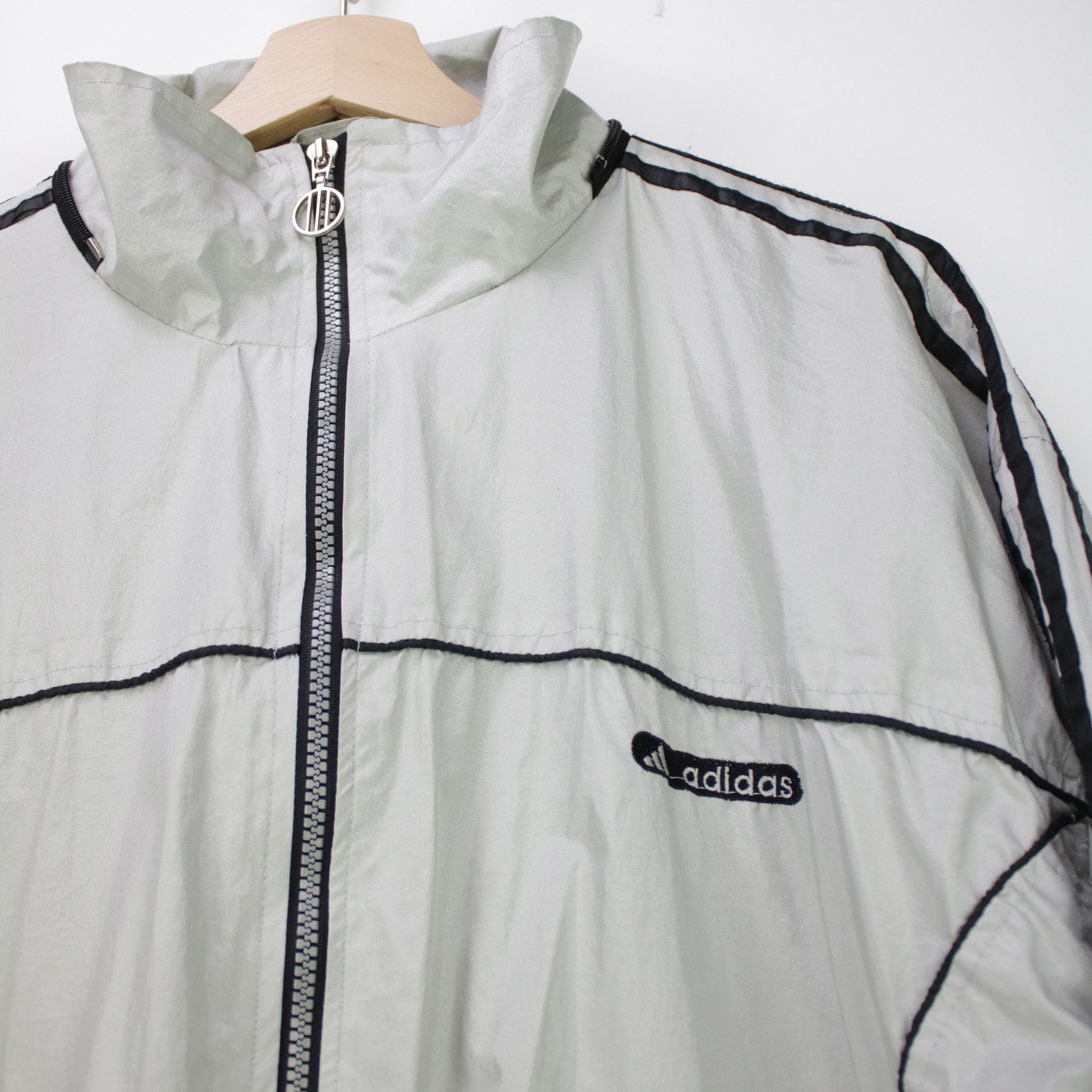 silver sports jacket