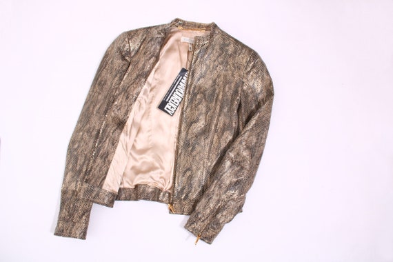 golden shimmer jacket