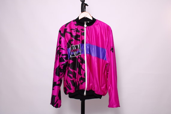DESCENTE : pink statement jacket - size Large - ma