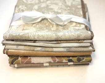 Designer Fabric Scraps-Beige & Neutral Upholstery Remnants