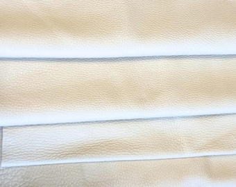 Leather Scrap-Cream Leather Remnants for Jewelry Making, Leather Working