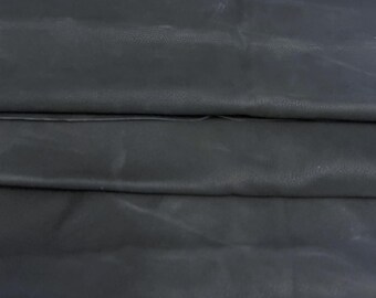 Leather Black  Remnants | Leather Sheet
