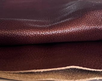 Brown Leather Sheet:  Upholstery Remnant (27in.x29in.) Leather Wallets, Chair Seat cover