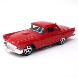 FORD THUNDERBIRD 57 Red car Majorette 200 Series Cars Collection 1:58 Ref 290