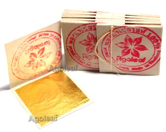40 Gold Leaf Sheets: Face & Body Art Makeup