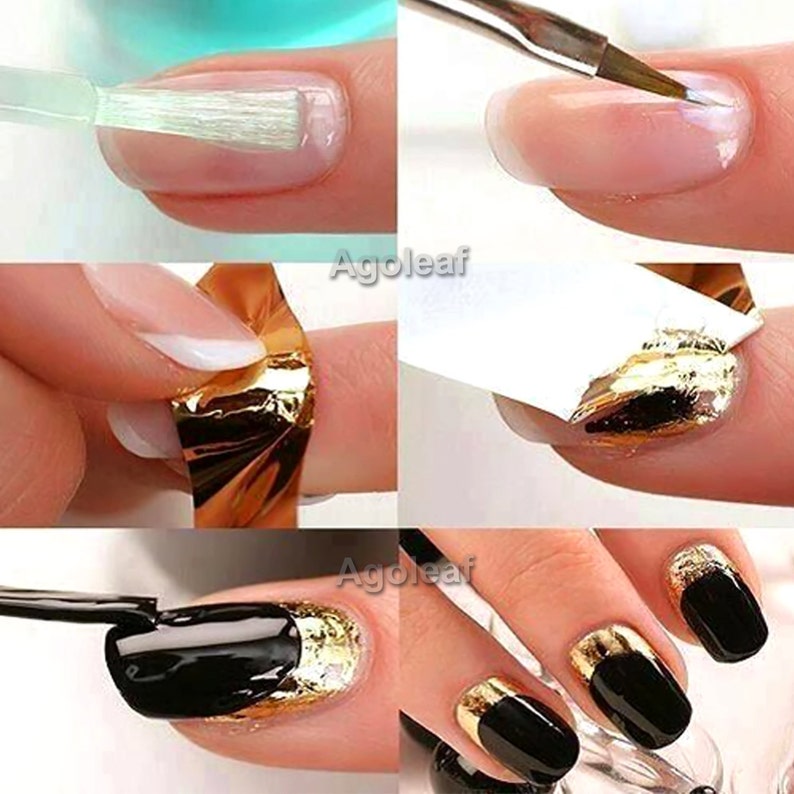 100 Pcs 24K Pure Gold Leaf , Foil for Nail Art Gilding 1.18 X 1.18 - Etsy