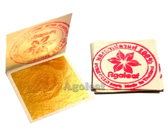 100 piezas de pan de oro: pintura facial, arte corporal, maquillaje