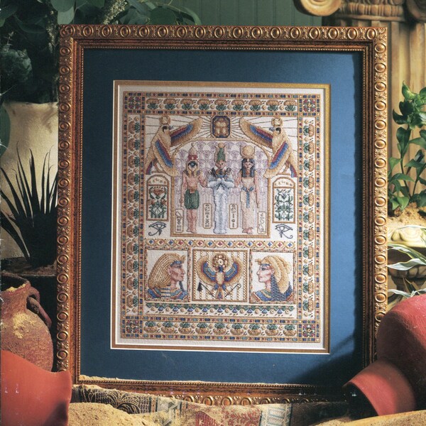 Teresa Wentzler * Egyptian Sampler * counted cross stitch leaflet - Leisure Arts 2001