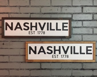 Personalized City Name Sign, Farmhouse Style Home Decor