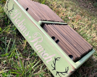 Handcrafted Yard Dominoes for Outdoor Games and Family Fun