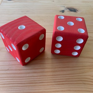 Mini Color Yardzee, Family Game Night, Small Yard Dice, Lawn Games, Gift for Her, Gift for Him, Little Giant Dice