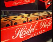Yardzee Storage - Yardzee - Yard Yahtzee Dice - Outdoor Wedding - Reception Games - Outdoor Games - Gift for Her - Gift for Him - Handmade