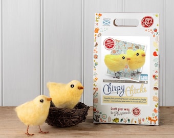 Chirpy Chicks Needle Felting Craft Kit
