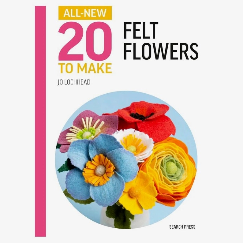 20 Um Filzblumen Buch von Jo Lochhead zu machen Bild 1
