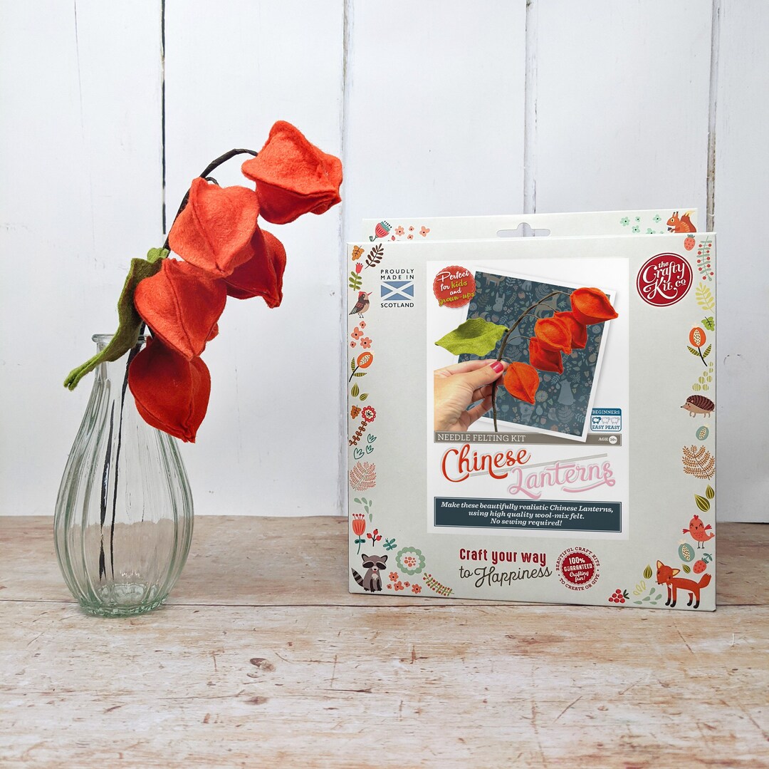Felt Chinese Lanterns Craft Kit Etsy