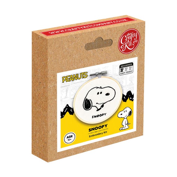 Peanuts - Snoopy Mini Embroidery Kit - Etsy