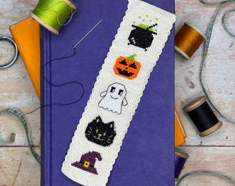 Hallowe'en Cross Stitch Bookmark Kit