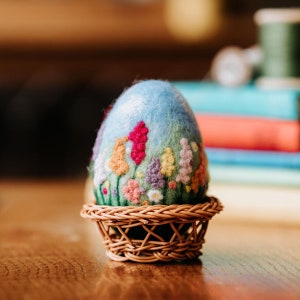Cottage Garden Ei Nadelfilz Kit - Perfekt für Anfänger