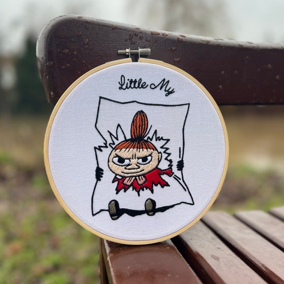 Kit Punto Croce The Crafty Kit Company Moomin Snorkmaiden Per Principianti - Con Telaio, Fili E Guida