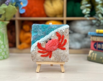 Under the Sea Crab Needle Felting Craft Kit