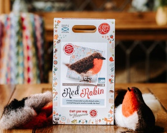 British Birds Robin Needle Felting Craft Kit