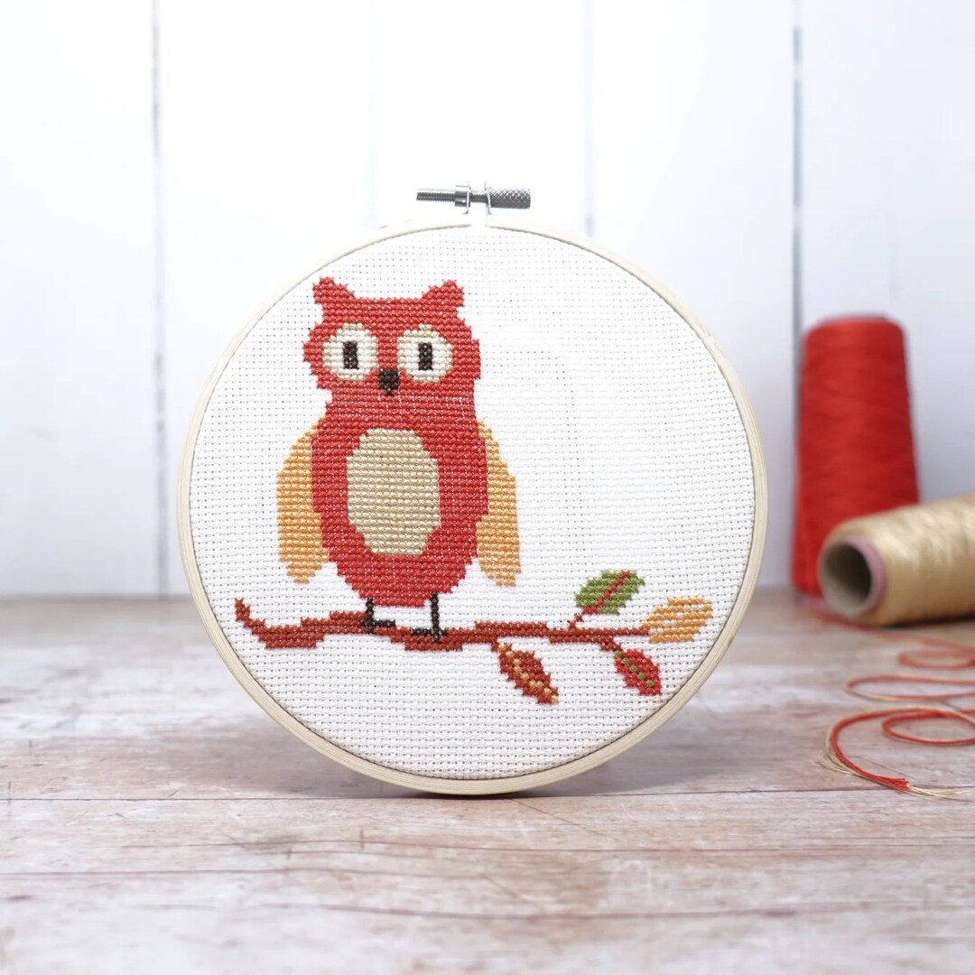 Cross Stitch Owl PDF Pattern - Etsy