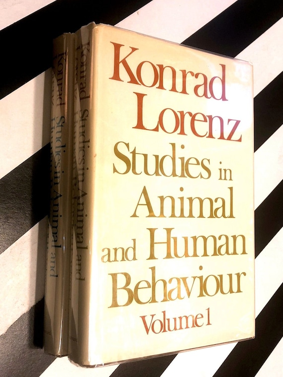 Studies in Animal and Human Behaviour by Konrad Lorenz (1970) first edition book in two volumes