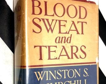 Blood Sweat and Tears by Winston Churchill (1941) hardcover book