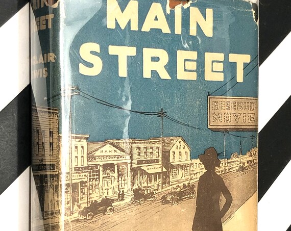 Main Street by Sinclair Lewis (1920) hardcover book